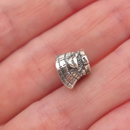 Trollbeads 925 Sterling Silver Celtic Kilt Slide Bead Charm