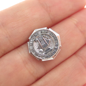 925 Sterling Silver Vintage 1955 West Virginia All-State High School Chorus Pin