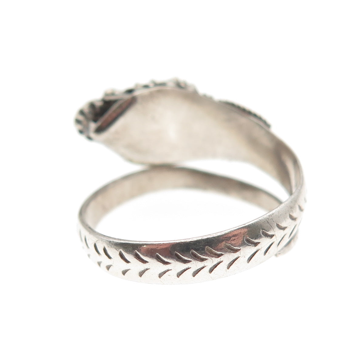 925 Sterling Silver & Gold Vintage Real Amethyst Dragon Adjustable Ring Size 8