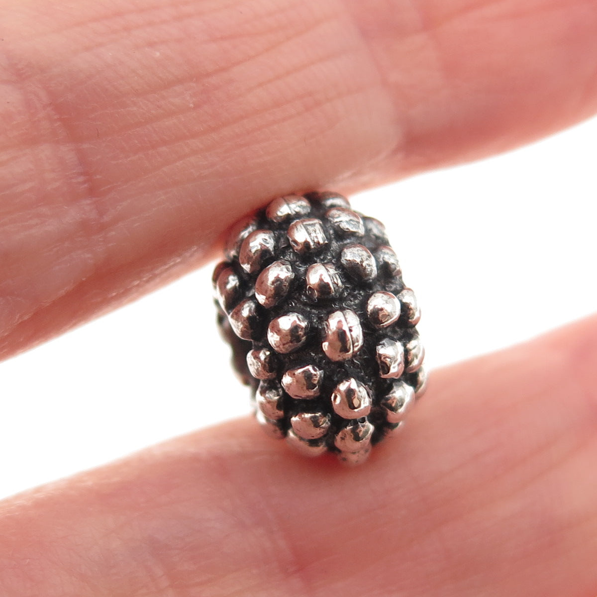 Trollbeads LAA 925 Sterling Silver Large Berry Slide Bead Charm