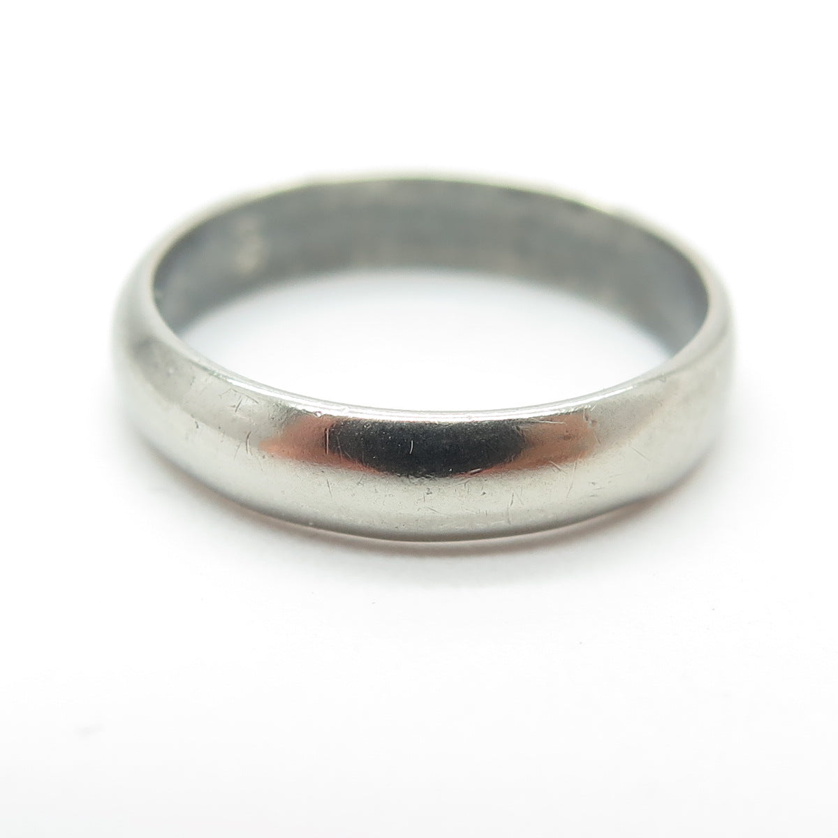 UNCAS 925 Sterling Silver Vintage Classic Band Oxidized Ring Size 6.25