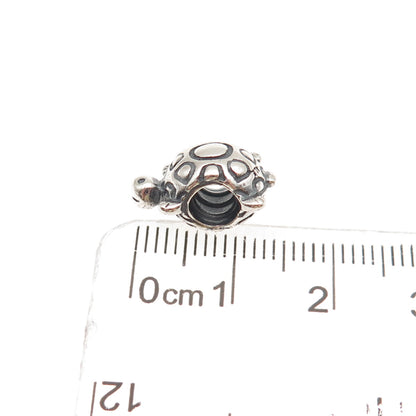 Pandora 925 Sterling Silver Turtle Slide Bead Charm