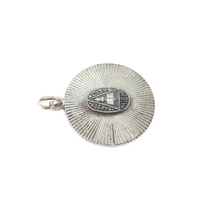 DIEGES & CLUST 925 Sterling Silver Vintage 1962 Garden City High School Pendant