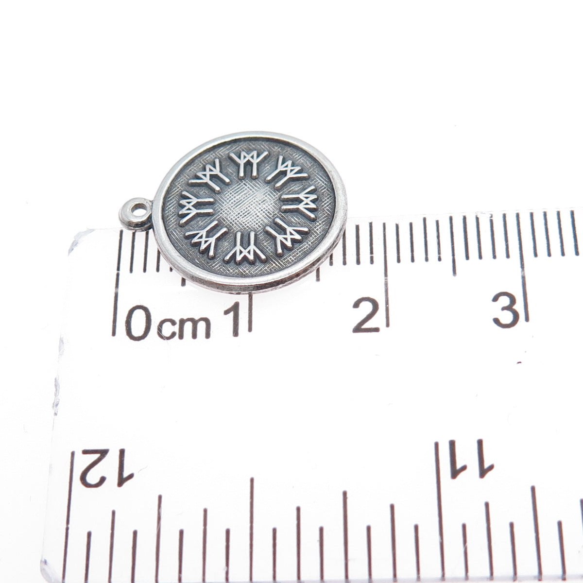 925 Sterling Silver Vintage 1967 ISJC Expo Friendship Minimalist Charm Pendant