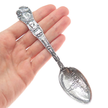 MECHANICS 925 Sterling Silver Antique Cincinnati Fountain Ohio Coffee Spoon
