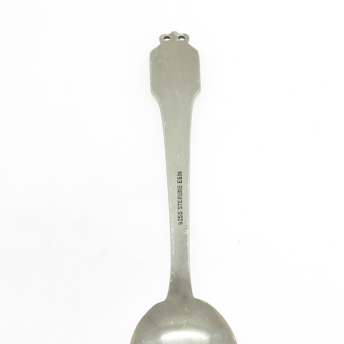 EILER&MARLOE 925S Sterling Silver Vintage Enamel Copenhagen Denmark Coffee Spoon