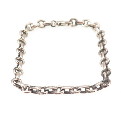 Tiffany & Co. 925 Sterling Silver Vintage Donut Chain Bracelet 7"