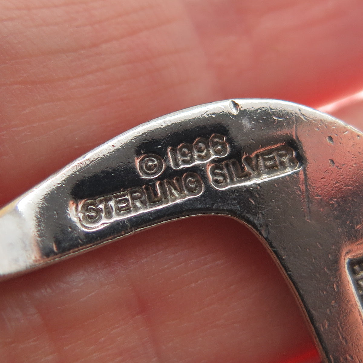ALEXANDER'S BELTS & BUCKLES Sterling Vintage 1996 SET of Belt Buckle Loop Tip