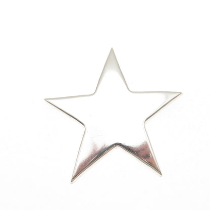 925 Sterling Silver Vintage Mexico Star Pin Brooch