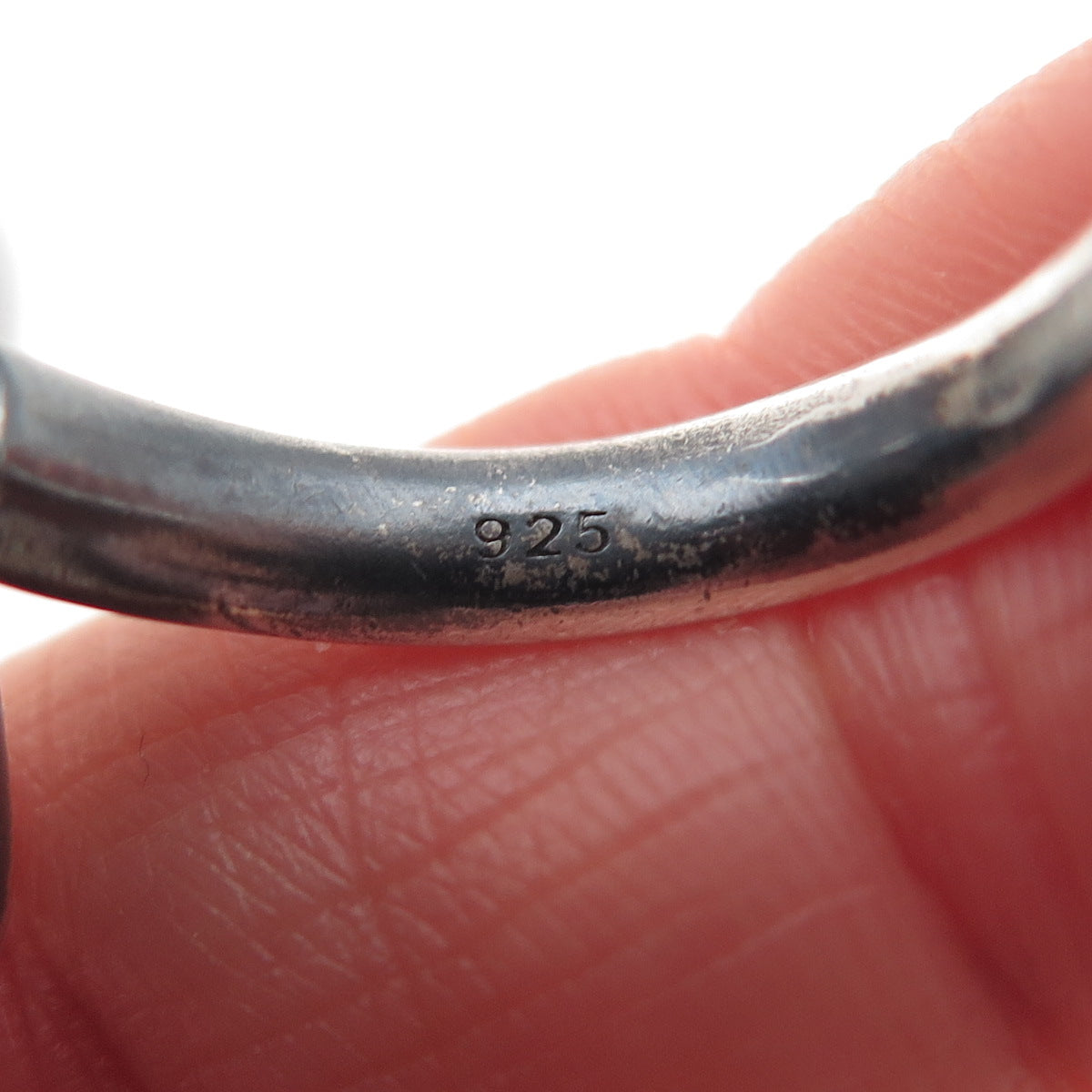 925 Sterling Silver Vintage Real Blue Topaz Flower Adjustable Ring Size 7.75