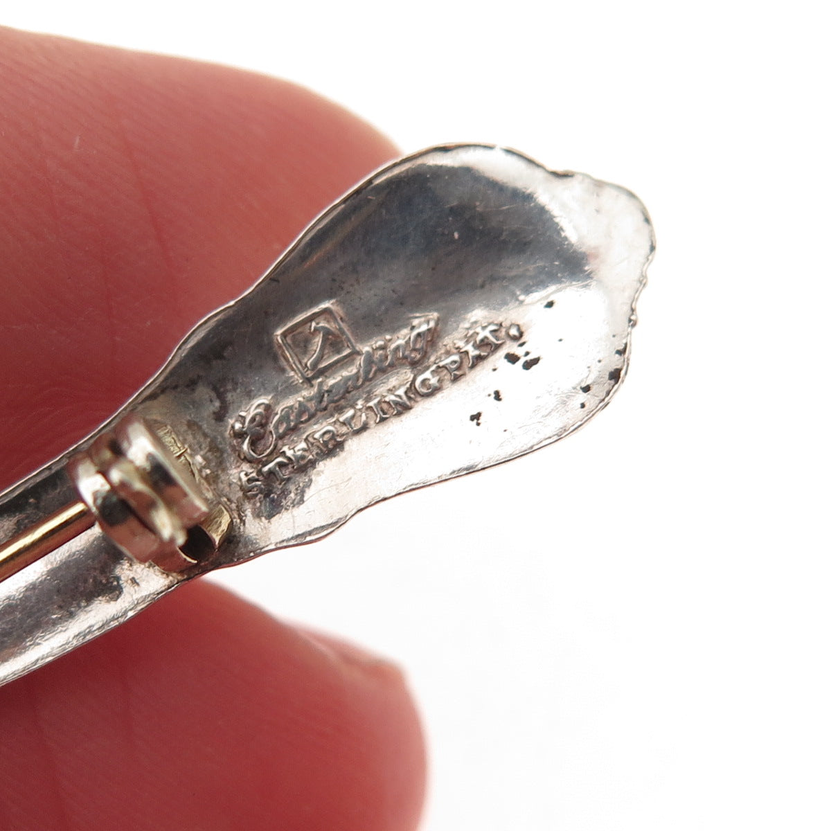 Easterling 925 Sterling Silver Antique 1944 American Classic Spoon Pin Brooch