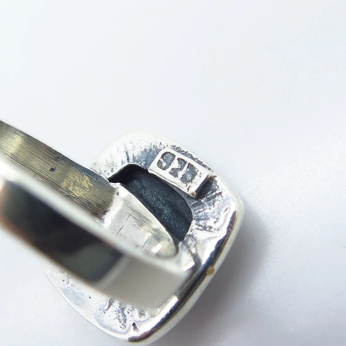 925 Sterling Silver Vintage Wicker Ring Size 6.5