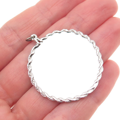 JAY POSON 925 Sterling Silver Vintage Chai Judaica Charm Pendant