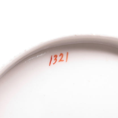 RIDGWAY Antique Early XX Hand Painted Elizabethan House Porcelain Plate #1321
