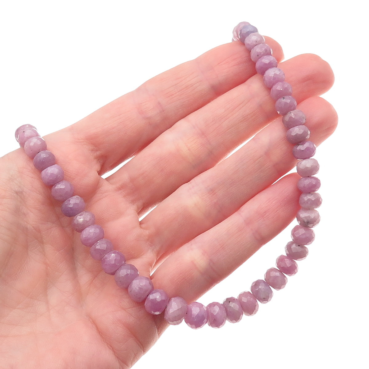 Jay King Desert Rose 925 Sterling Vintage Real Lavender Sapphire Necklace 18-20"