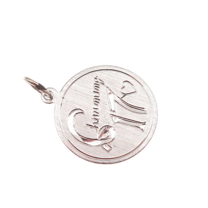 Elco 925 Sterling Silver Vintage Charming 17 Charm Pendant