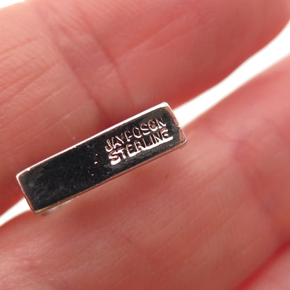 JAY POSON Sterling Silver Vintage Nativity Scene Christmas Mini Charm Pendant