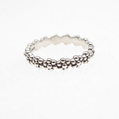 Pandora 925 Sterling Silver Anello Daisy Band Ring Size 5.25