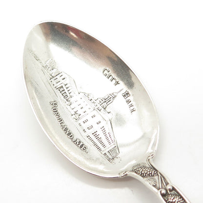 925 Sterling Silver Antique Art Deco Watson Portland States & Cities Spoon
