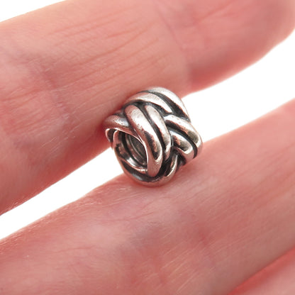 Pandora 925 Sterling Silver Forget Me Knot Slide Bead Charm