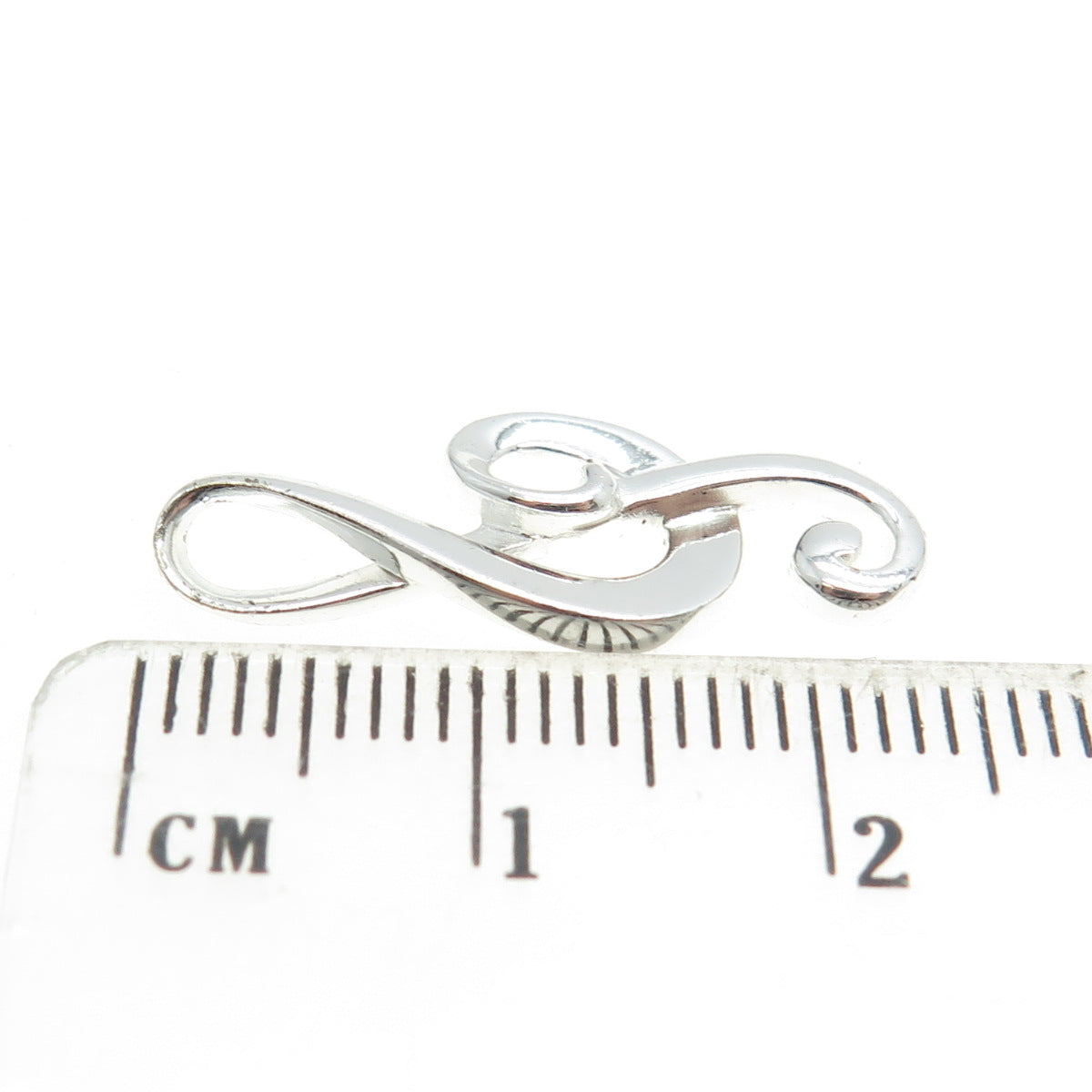 925 Sterling Silver Treble Clef Music Note Charm Pendant