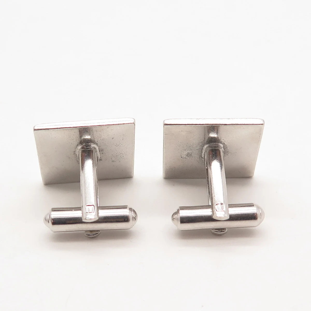 925 Sterling Silver Vintage USA Kreisler Square Cufflinks