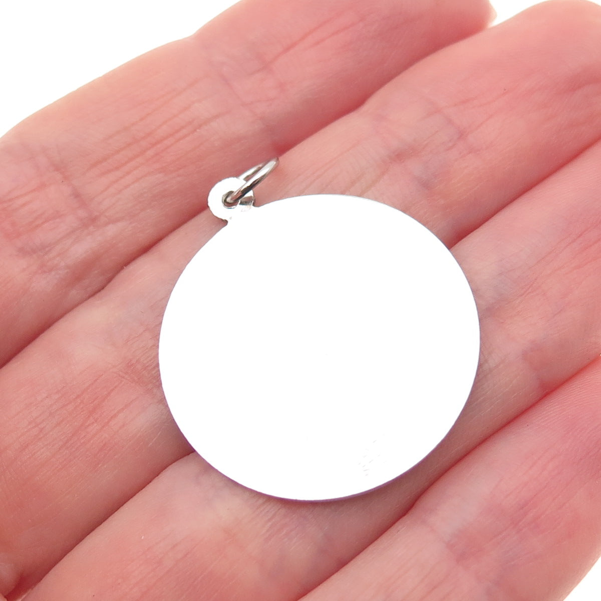 JAY POSON 925 Sterling Silver Vintage Chai Judaica Charm Pendant