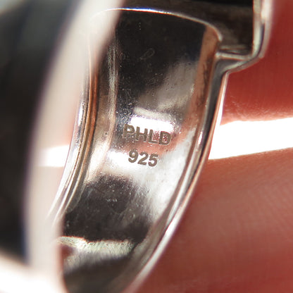 PHLD PlayHardLookDope 925 Sterling Silver Real Jasper Ring Size 10.75