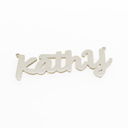 925 Sterling Silver "Kathy" Personalized Centerpiece Pendant