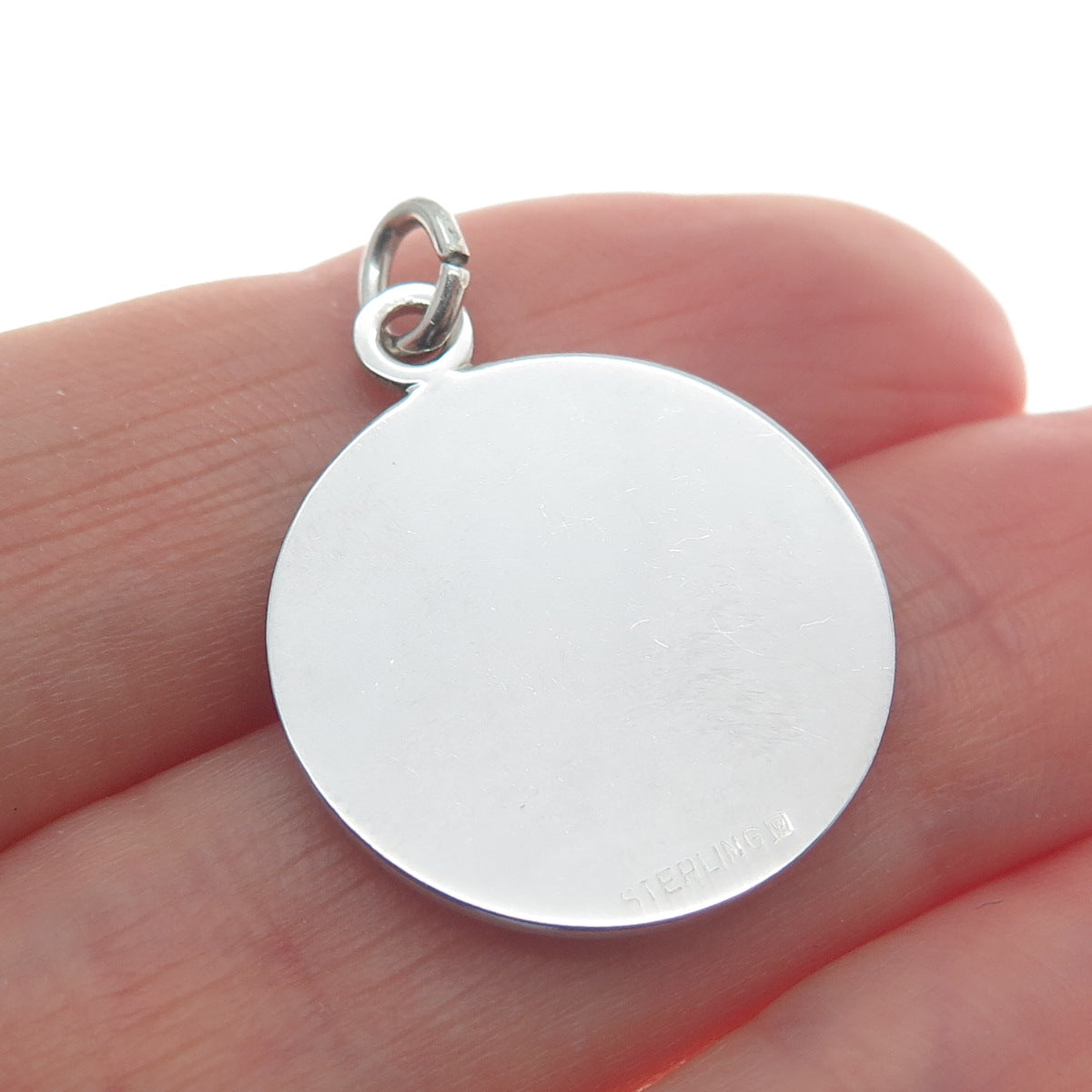 WELLS 925 Sterling Silver Vintage Enamel Masonic Youth Group Charm Pendant