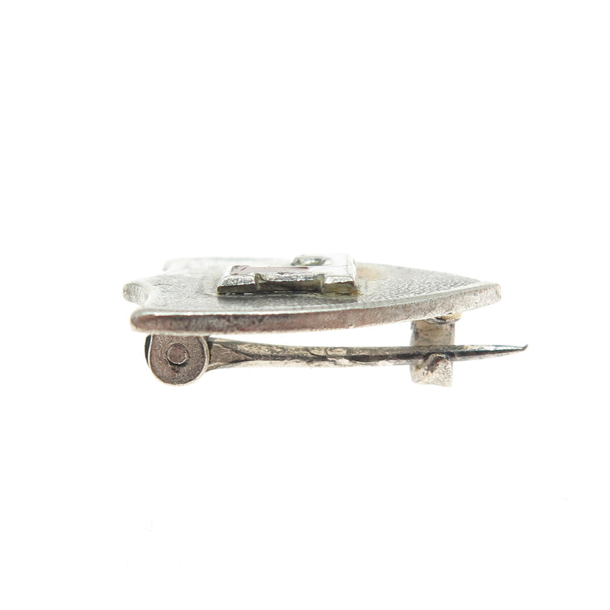 925 Sterling Silver Antique Art Deco Enamel Lincoln University Pin Brooch