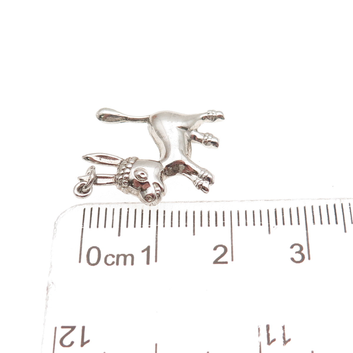 925 Sterling Silver Vintage Germany Donkey 3D Mini Charm Pendant