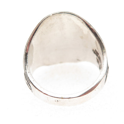 Reed & Co. Sterling Vintage 1979 Enamel Herman Ridder JH School Ring Size 8.75