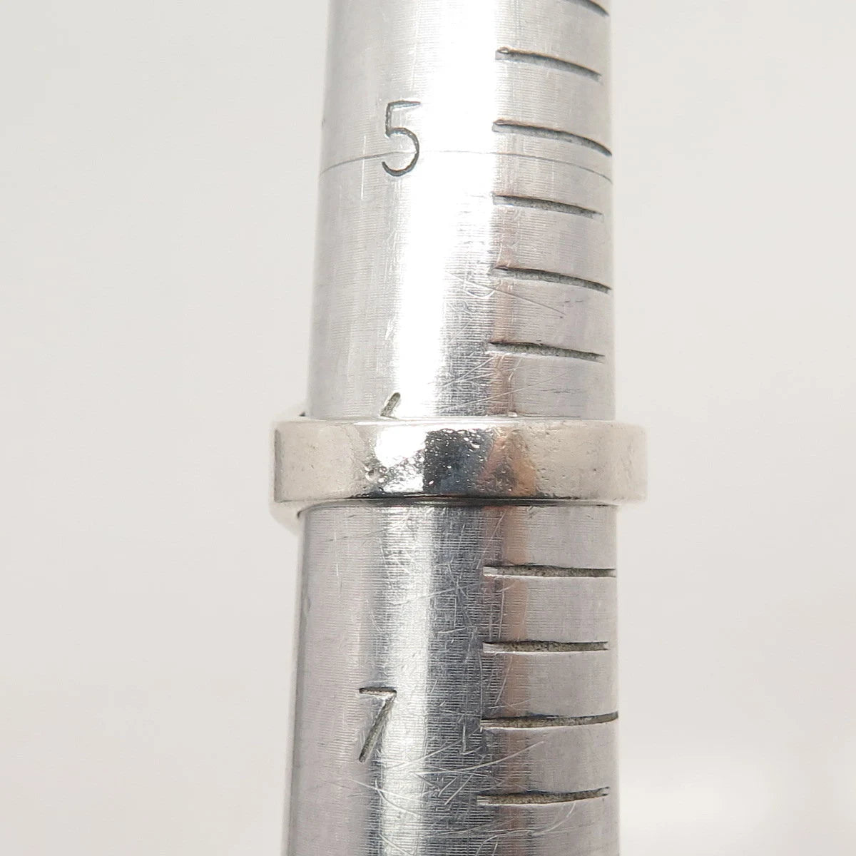 925 Sterling Silver Vintage Crossover Ring Size 6.25