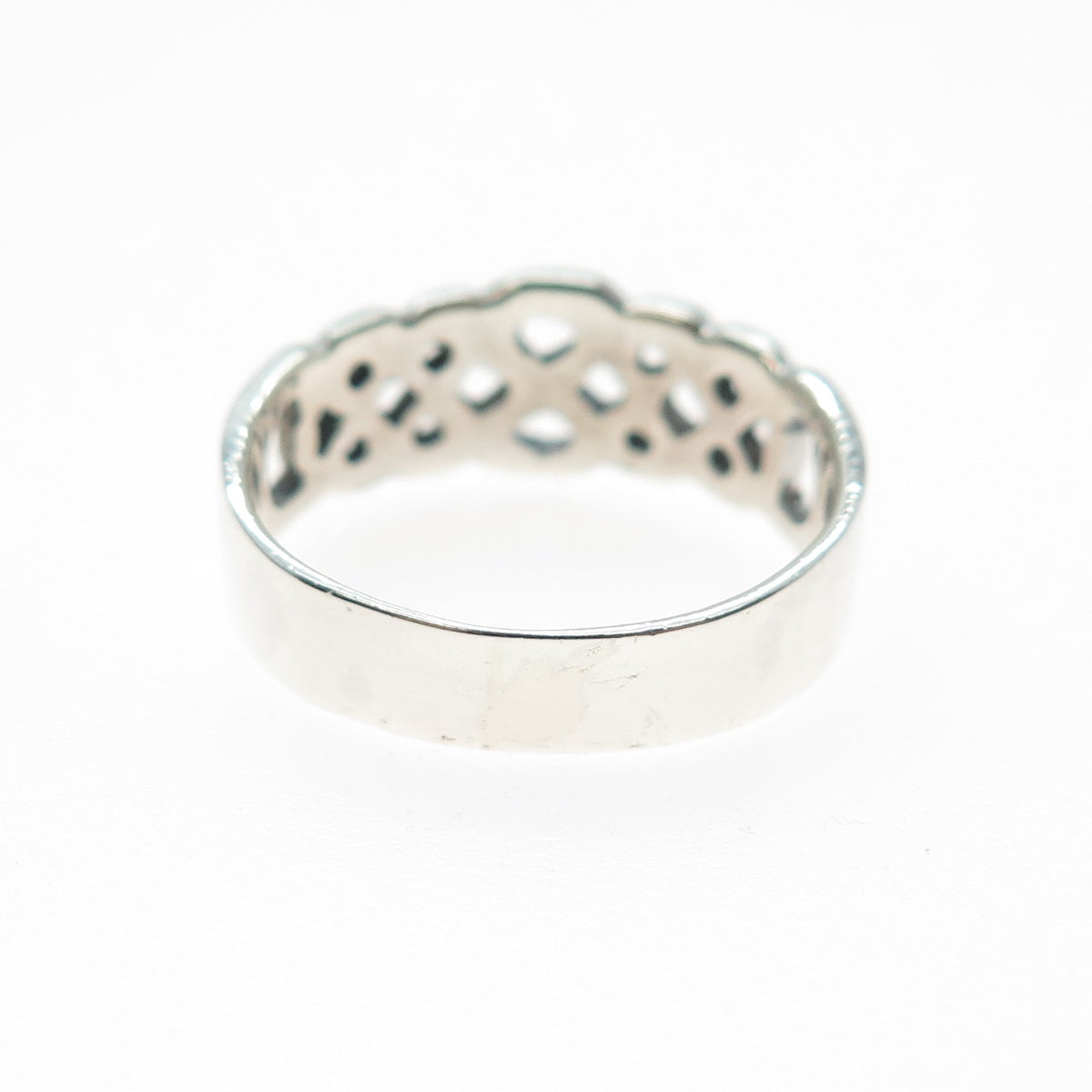925 Sterling Silver Vintage Celtic Knot Ring Size 7.5