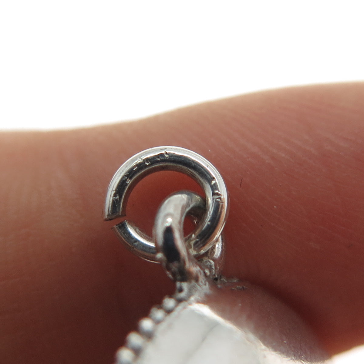 925 Sterling Silver Vintage Sombrero Oxidized 3D Charm Pendant