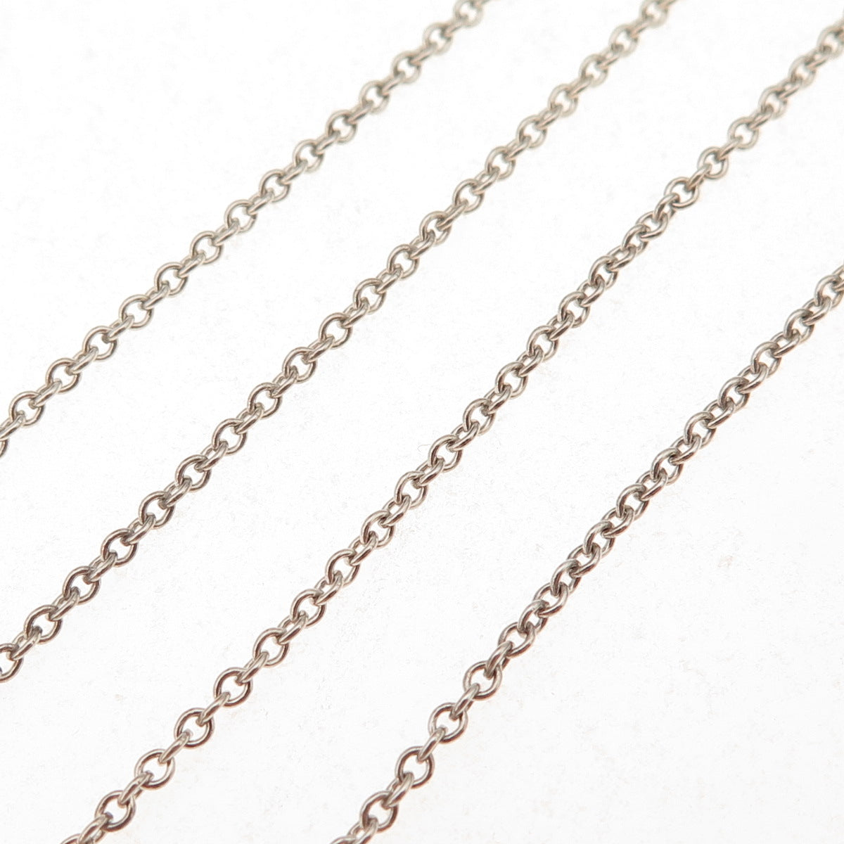 Tiffany & Co. Elsa Peretti 925 Sterling Silver Vintage Cable Chain Necklace 28"
