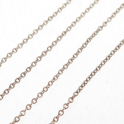 Tiffany & Co. Elsa Peretti 925 Sterling Silver Vintage Cable Chain Necklace 28"