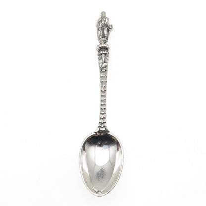 George Aldwinckle 925 Sterling Silver Antique 1862 London Apostle Coffee Spoon