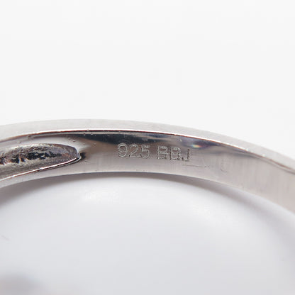 925 Sterling Silver Lavender C Z Ring Size 9