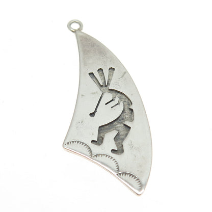 Old Pawn 925 Sterling Silver Vintage Southwestern Kokopelli Charm Pendant