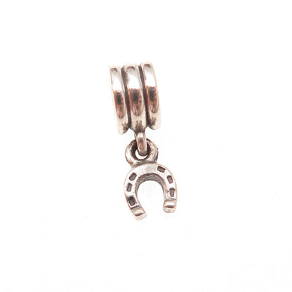 Pandora 925 Sterling Silver Horseshoe Good Luck Dangle Charm