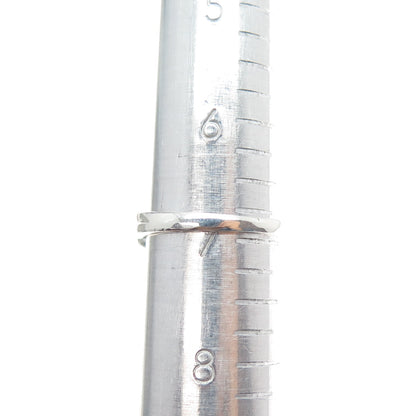 SUN 925 Sterling Silver 10K Gold Real Diamond Couple Heart Ring Size 7