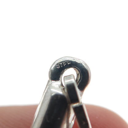 925 Sterling Silver Vintage Crucifix Cross Religious Charm Pendant