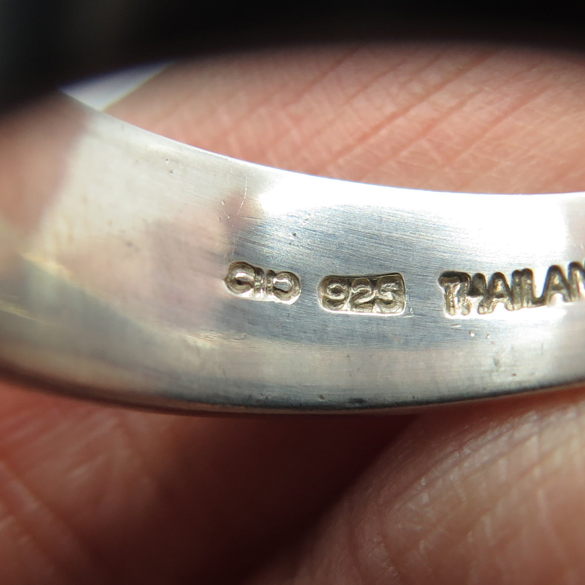 CLYDE DUNEIER CID 925 Sterling Silver Vintage Real Lapis Lazuli Ring Size 9