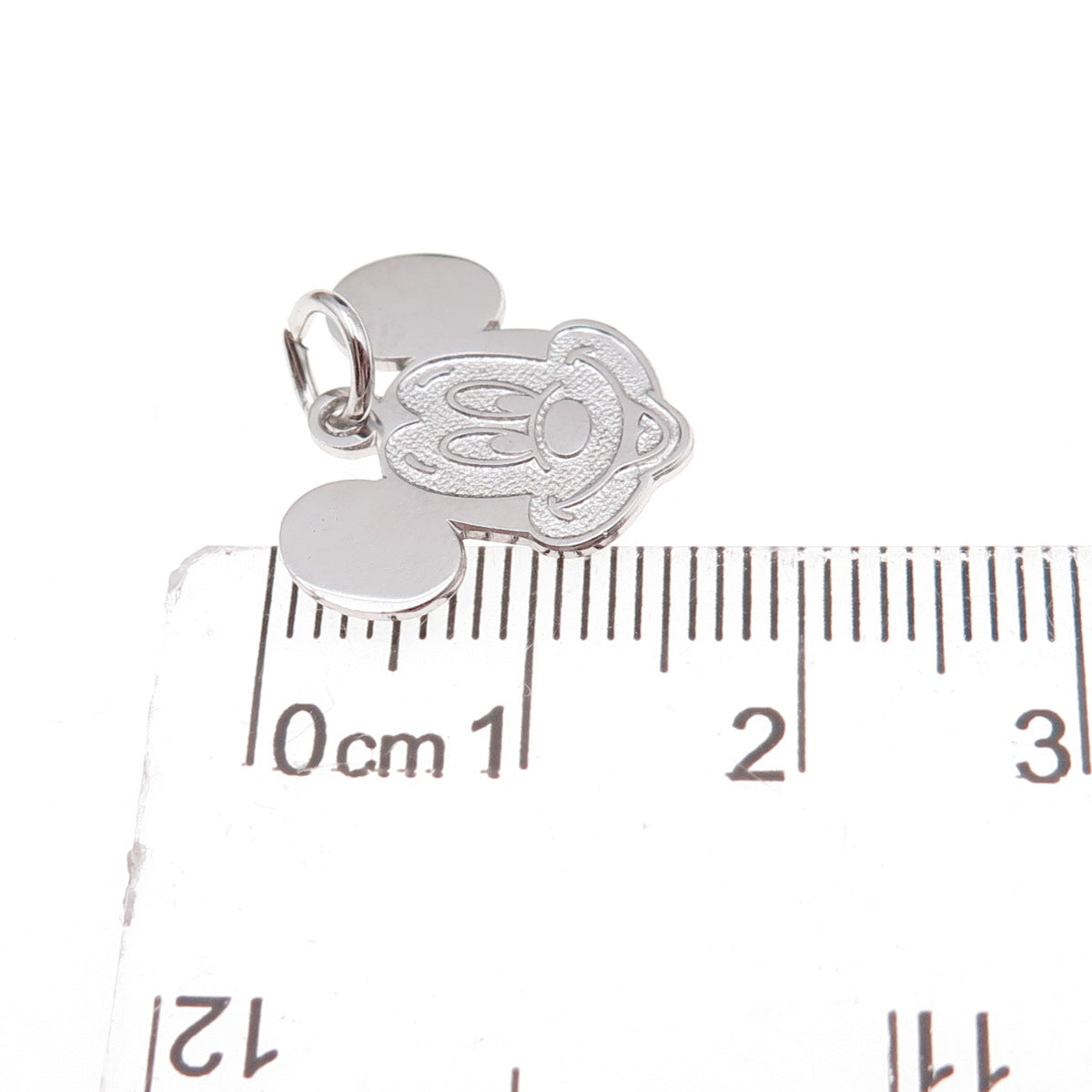 Disney 925 Sterling Silver Vintage Mickey Mouse Charm Pendant
