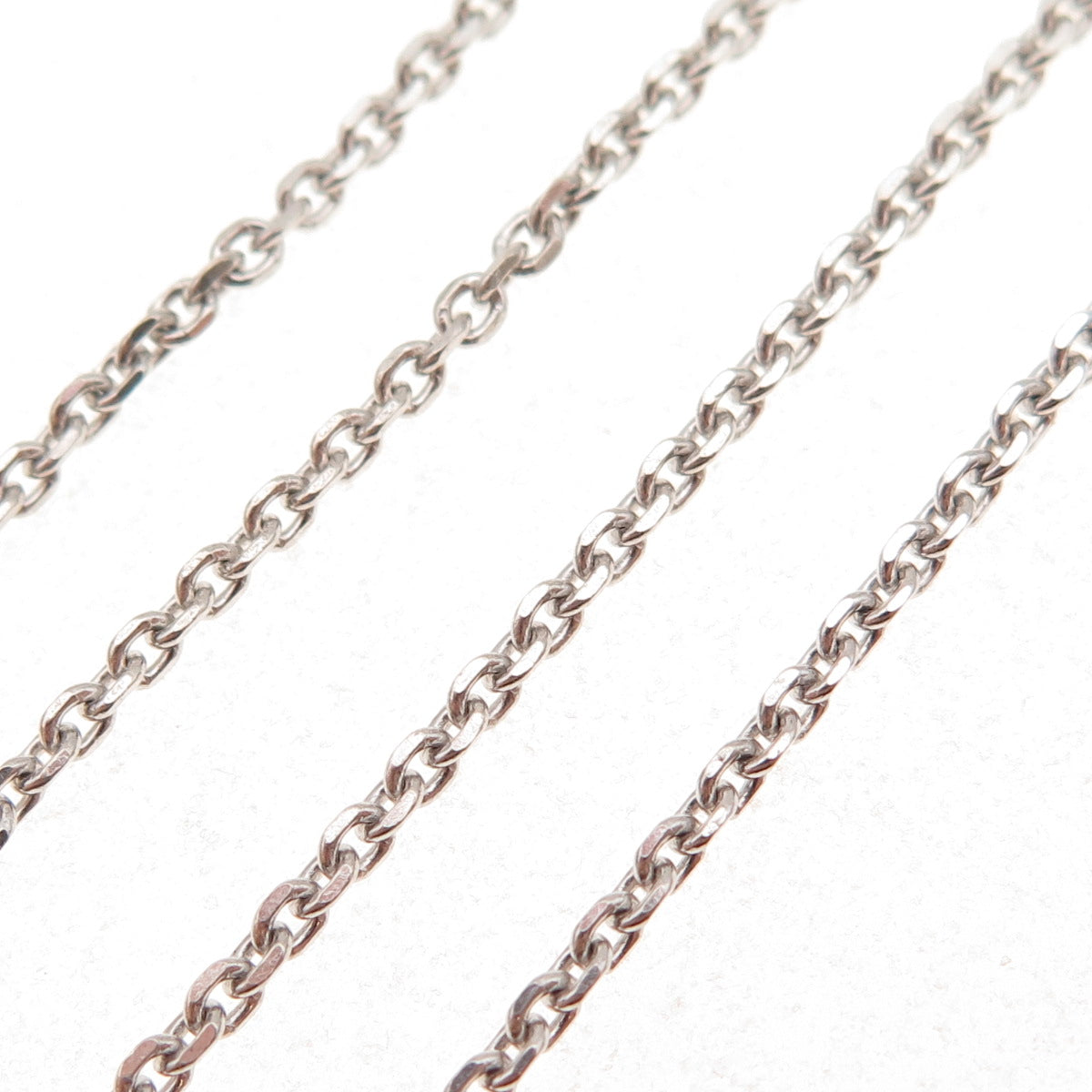 925 Sterling Silver Vintage Cable Chain Necklace 16"