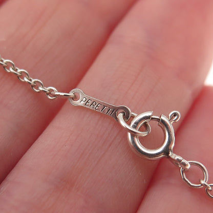 Tiffany & Co. Elsa Peretti 925 Sterling Silver Vintage Cable Chain Necklace 16"