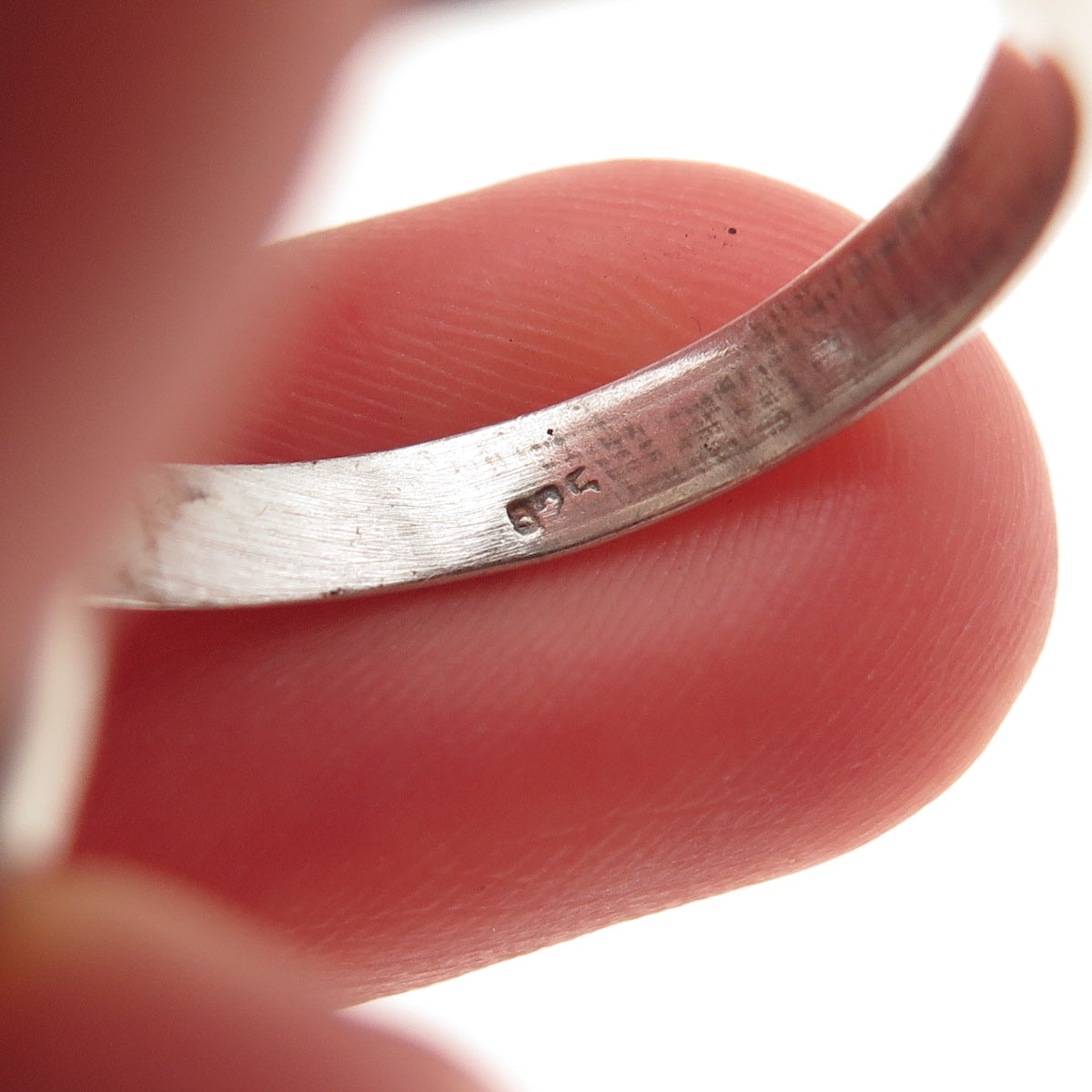 925 Sterling Silver Vintage Interlocked Trinity Band Ring Size 5.5