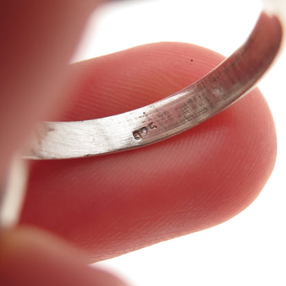 925 Sterling Silver Vintage Interlocked Trinity Band Ring Size 5.5